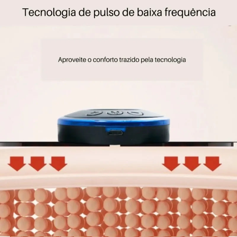 Massageador Portátil EMS com tecnologia TENS, alívio de dor muscular, para todo corpo – FRETE GRÁTIS