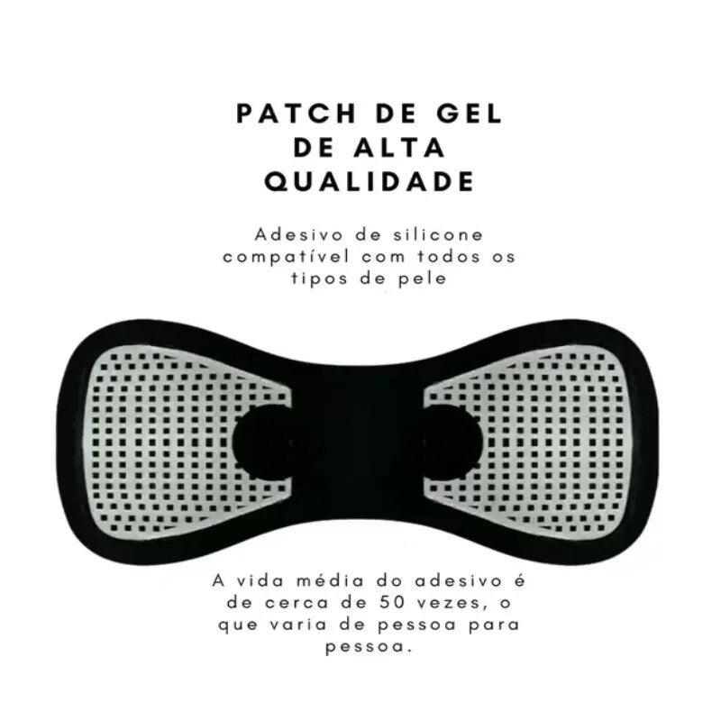 Massageador Portátil EMS com tecnologia TENS, alívio de dor muscular, para todo corpo – FRETE GRÁTIS