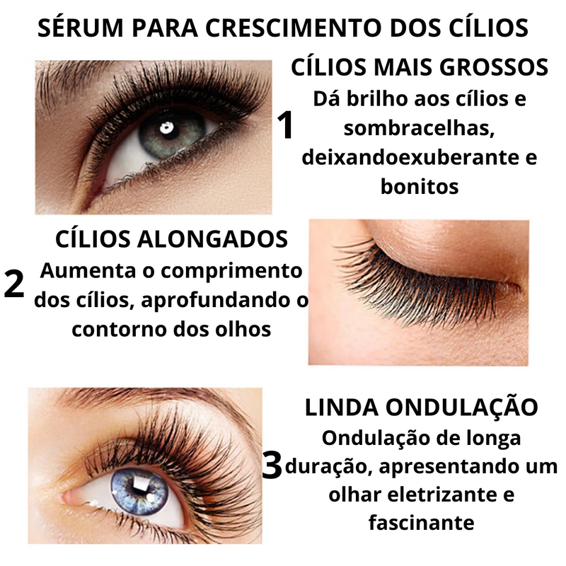 Sérum de Crescimento e Tratamento de Cílios e Sombracelhas