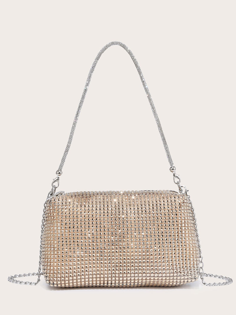 Bolsa Strass Mini Brilhante