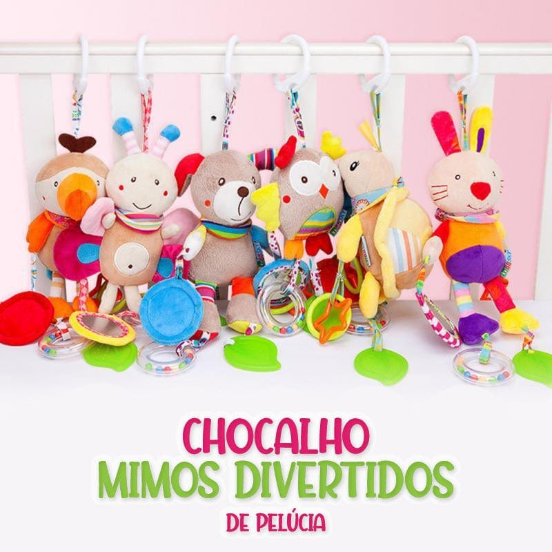 Chocalho Mimos Divertidos de Pelúcia